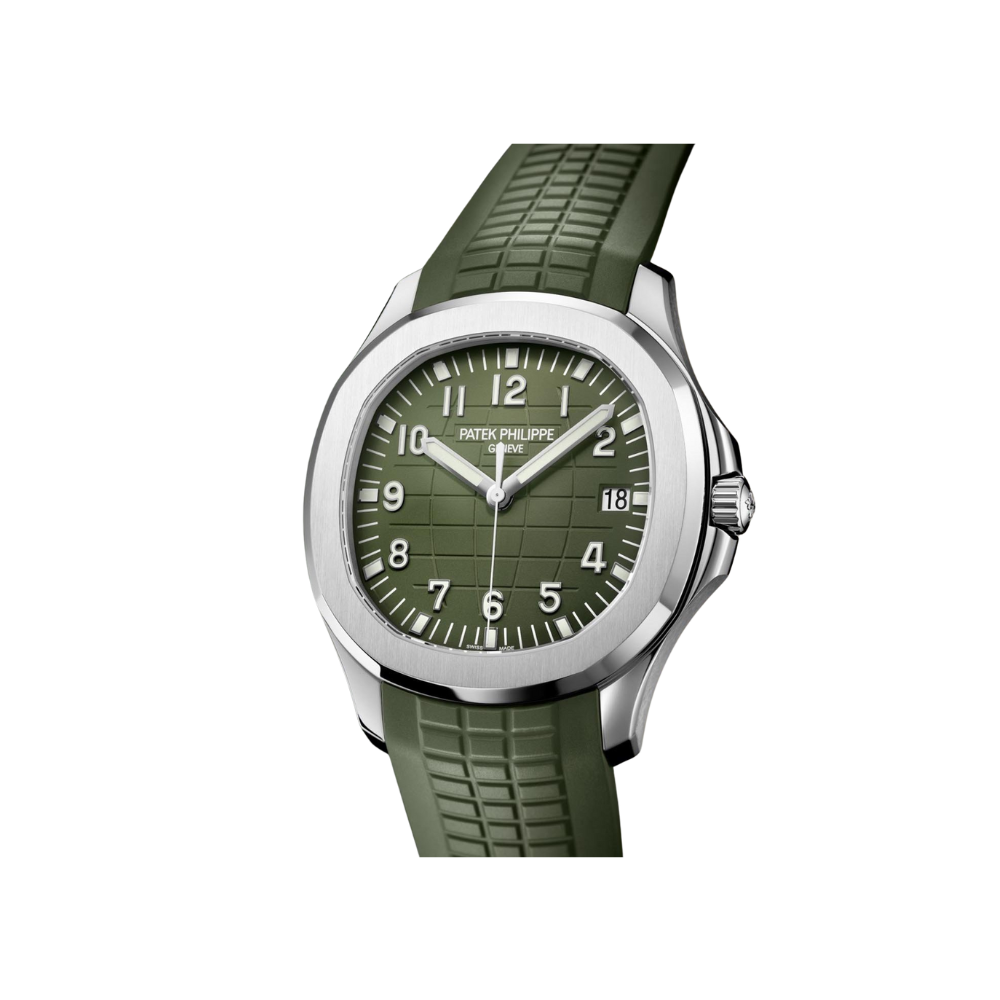 PP Aquanaut Jumbo Date, Sweep Seconds, 18k White Gold, 42,2 mm, Ref# 5168G-010