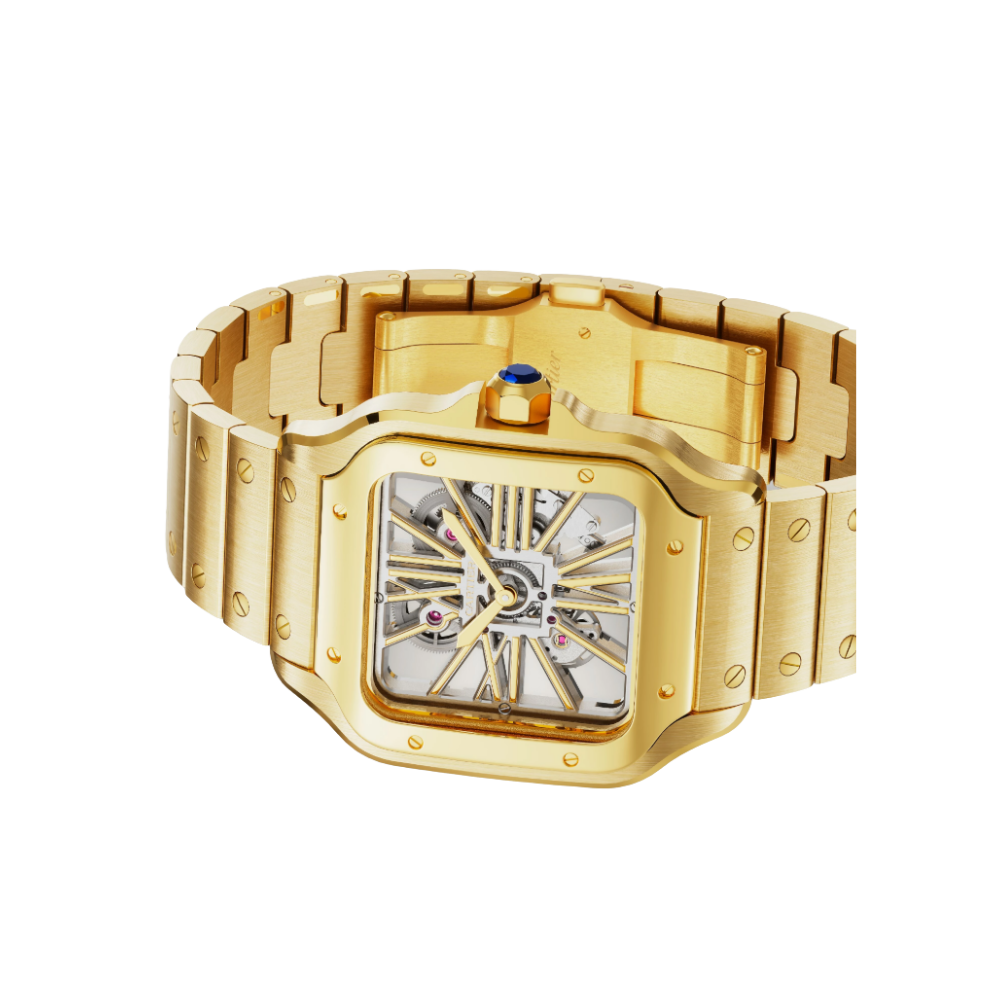 S de C Large Skeleton Yellow Gold