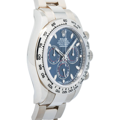 RL Daytona Chronograph 116509 Blue Dial, White Gold