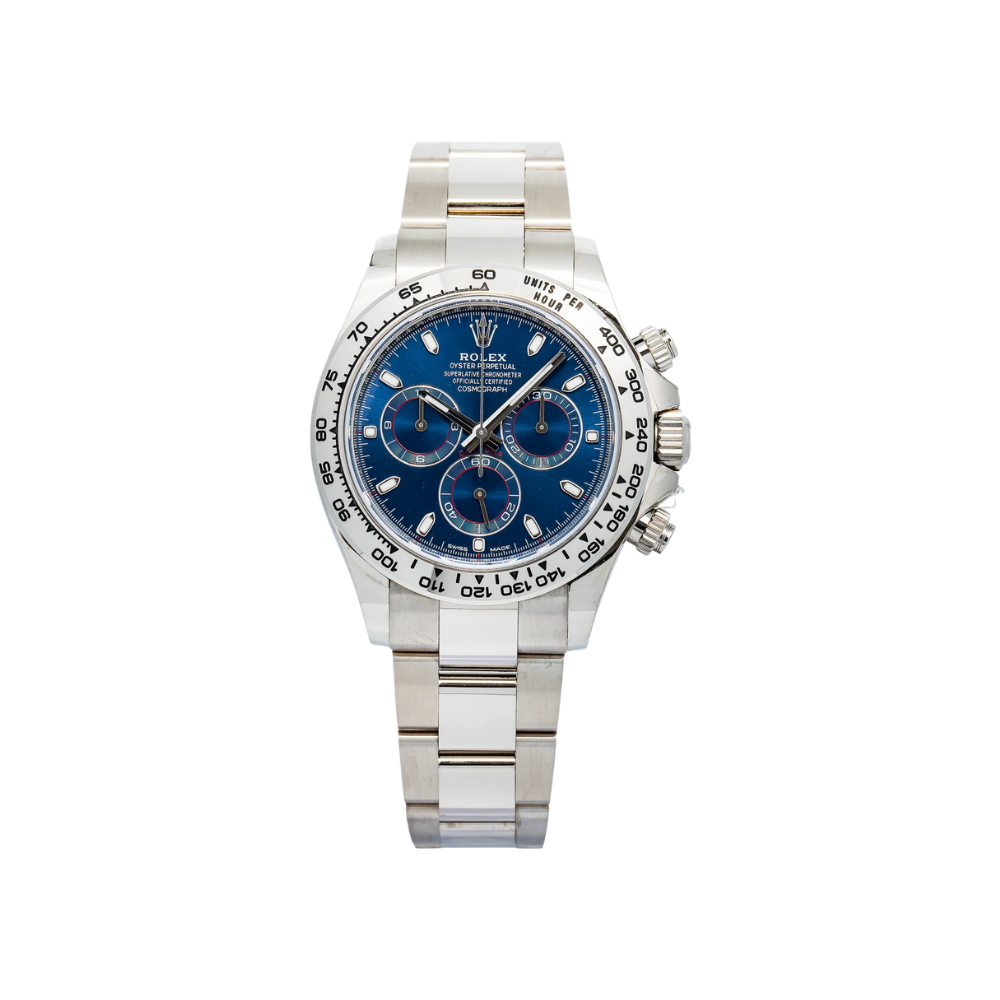 RL Daytona Chronograph 116509 Blue Dial, White Gold