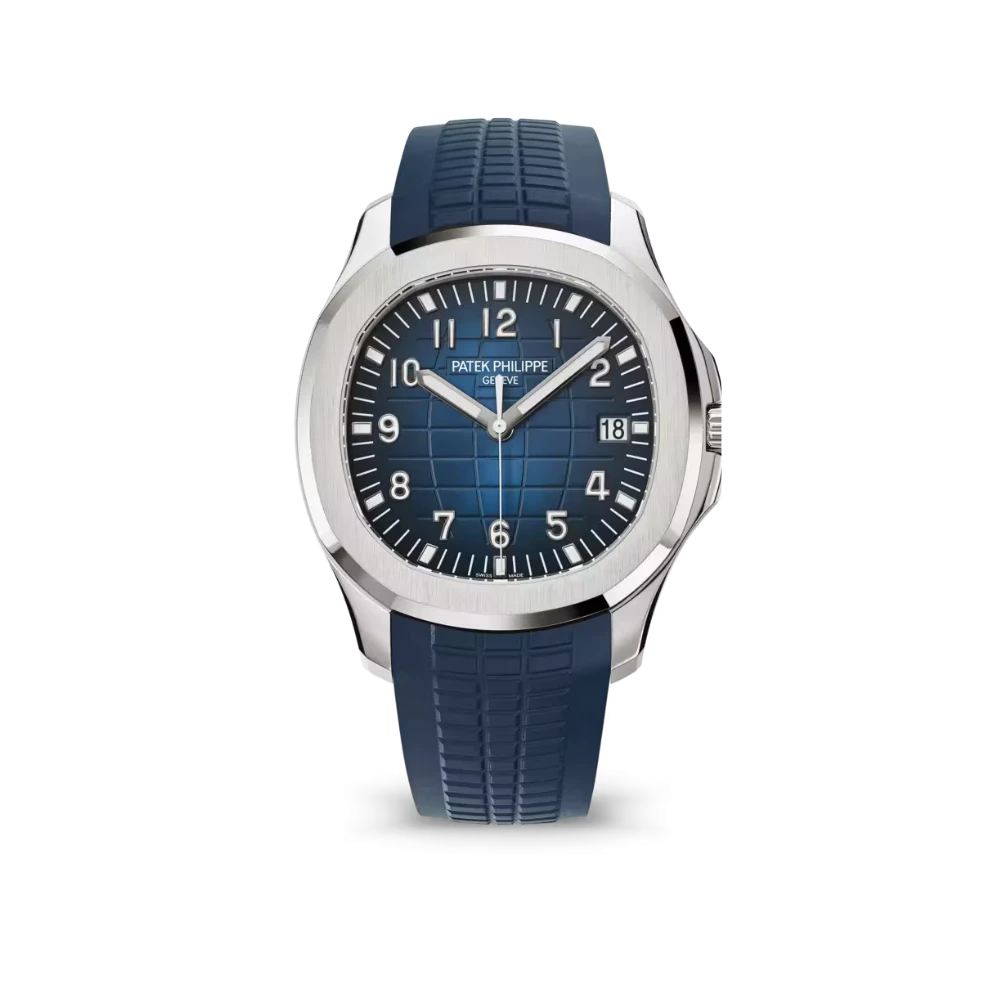 PP Aquanaut Blue Dial 18K White Gold Men’s Watch 5168G-001