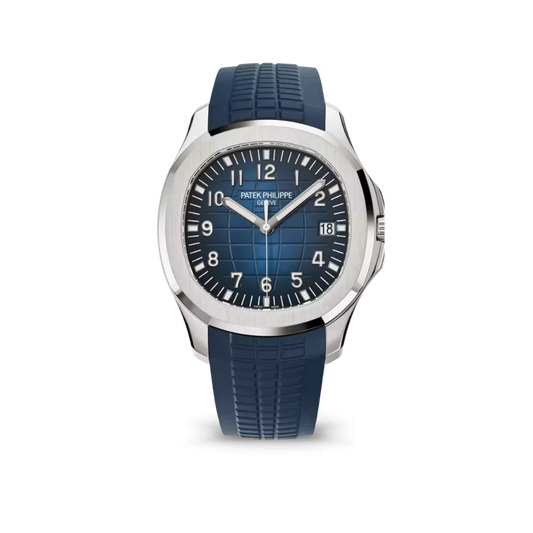 PP Aquanaut Blue Dial 18K White Gold Men’s Watch 5168G-001