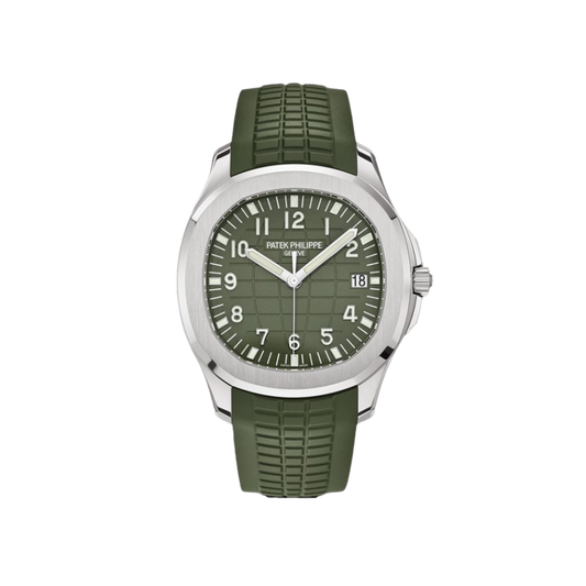 PP Aquanaut Jumbo Date, Sweep Seconds, 18k White Gold, 42,2 mm, Ref# 5168G-010