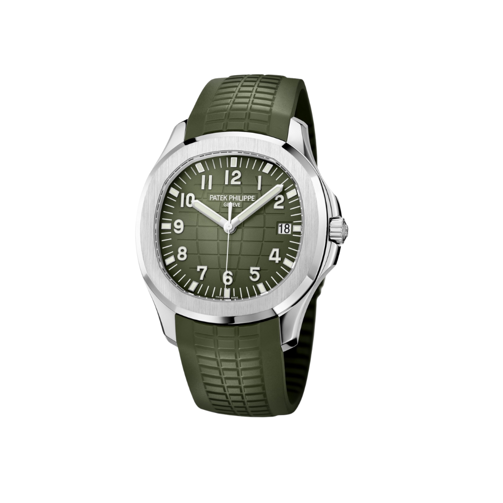 PP Aquanaut Jumbo Date, Sweep Seconds, 18k White Gold, 42,2 mm, Ref# 5168G-010