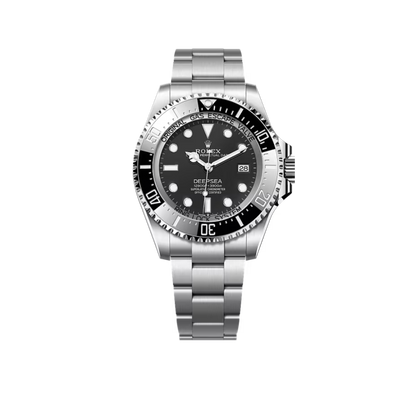 RL Deepsea Black Dial Ref#136660‑0004