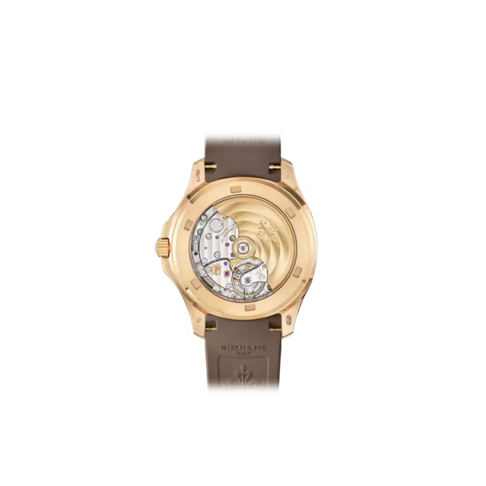 PP Aquanaut Luce Automatic Diamond Brown Dial Ladies Watch 5068R-001