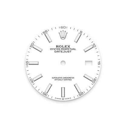 RL Datejust 41 White Dial Gold M126334-0009