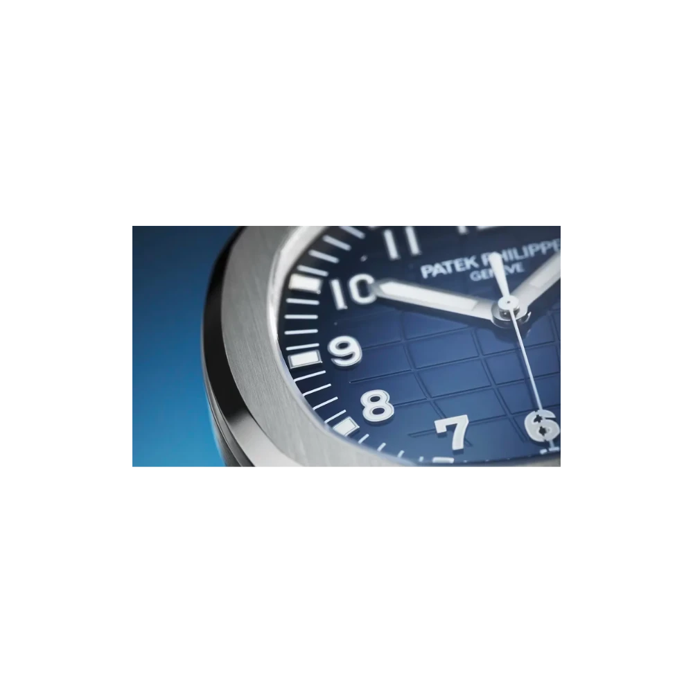 PP Aquanaut Blue Dial 18K White Gold Men’s Watch 5168G-001