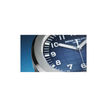 PP Aquanaut Blue Dial 18K White Gold Men’s Watch 5168G-001