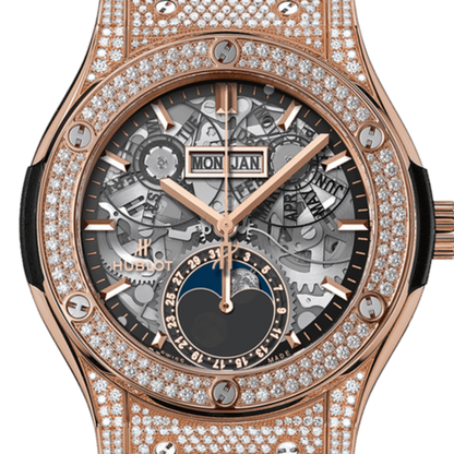 H Classic Fusion Aerofusion Moonphase King Gold 42mm, Ref# 547.OX.0180.LR