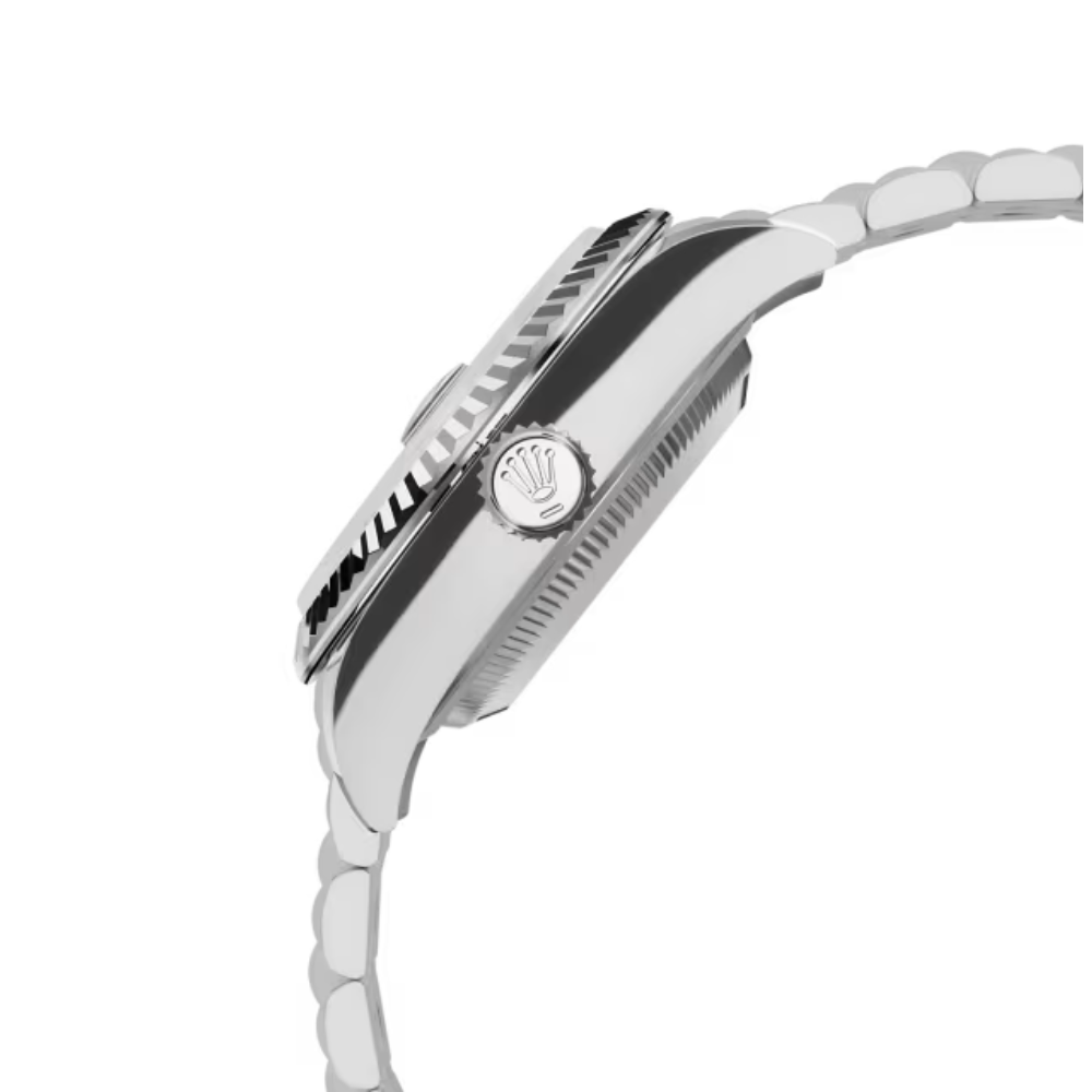 RL Lady-Datejust 28, Oystersteel and 18k White Gold, Ref#279174-0021