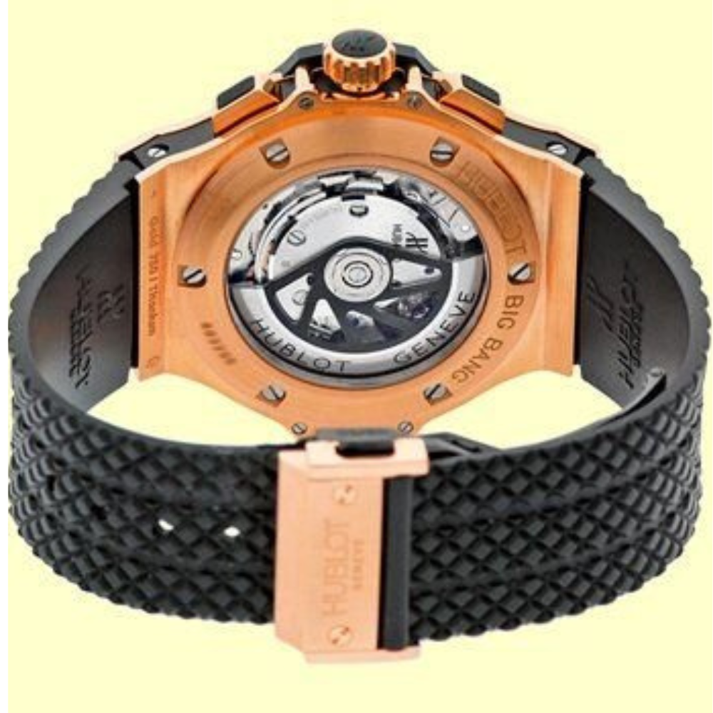 H Big Bang, Gold Chronograph, 18k Rose Gold, 44 mm, Ref# 301.RX.1180.RX