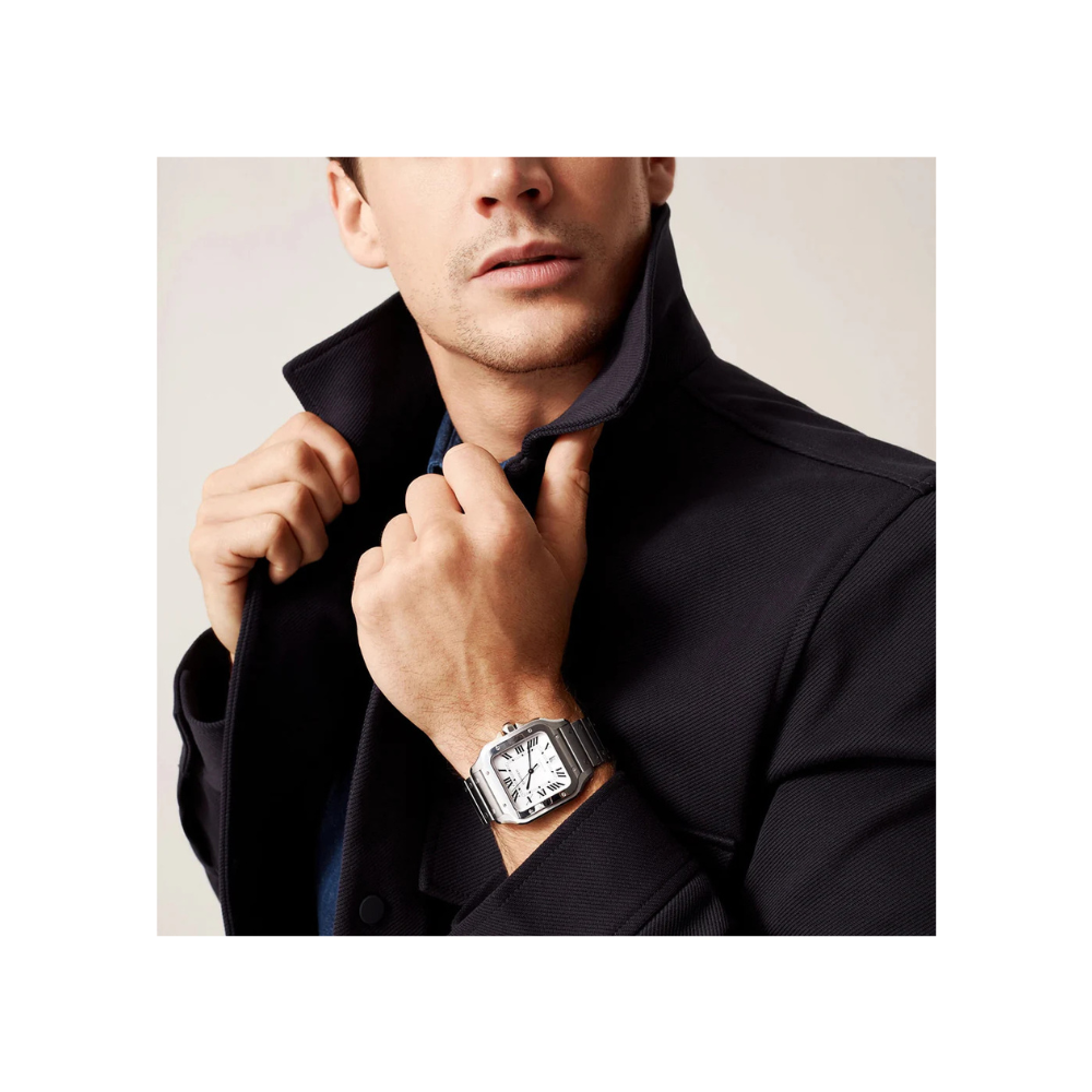 S de C Large Steel watch