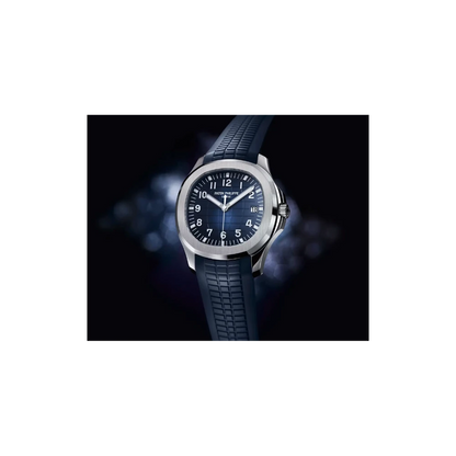 PP Aquanaut Blue Dial 18K White Gold Men’s Watch 5168G-001