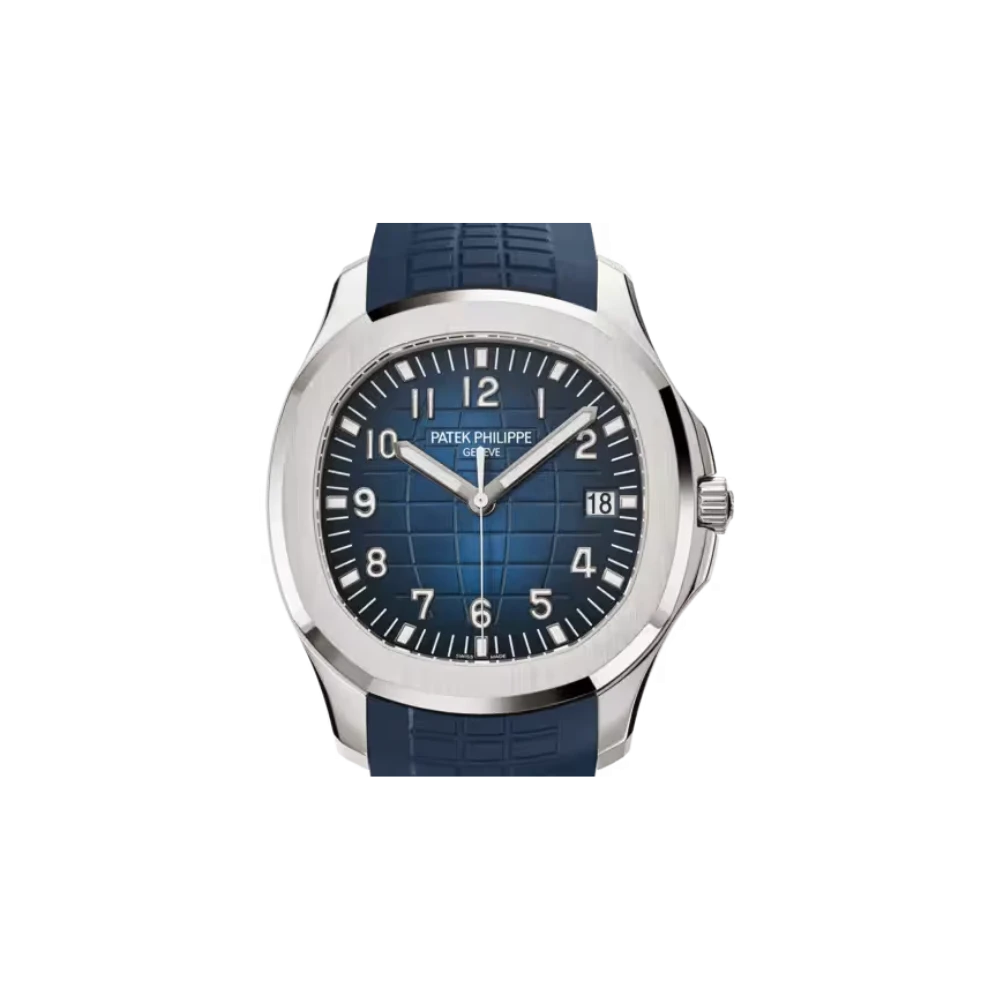 PP Aquanaut Blue Dial 18K White Gold Men’s Watch 5168G-001