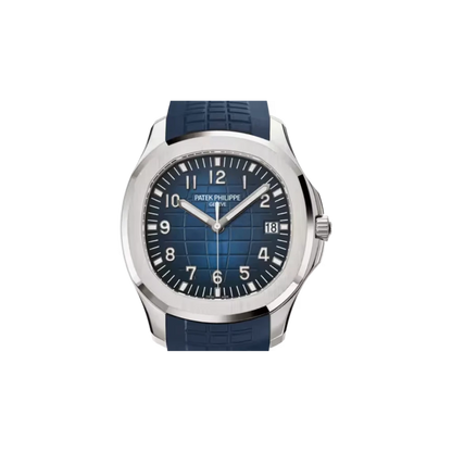 PP Aquanaut Blue Dial 18K White Gold Men’s Watch 5168G-001