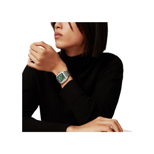 S de C Large Green Dial Automatic